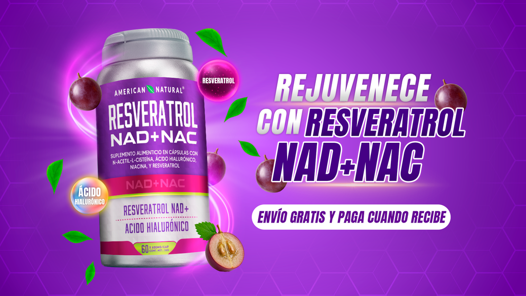 Resveratrol, NAD+ y NAC