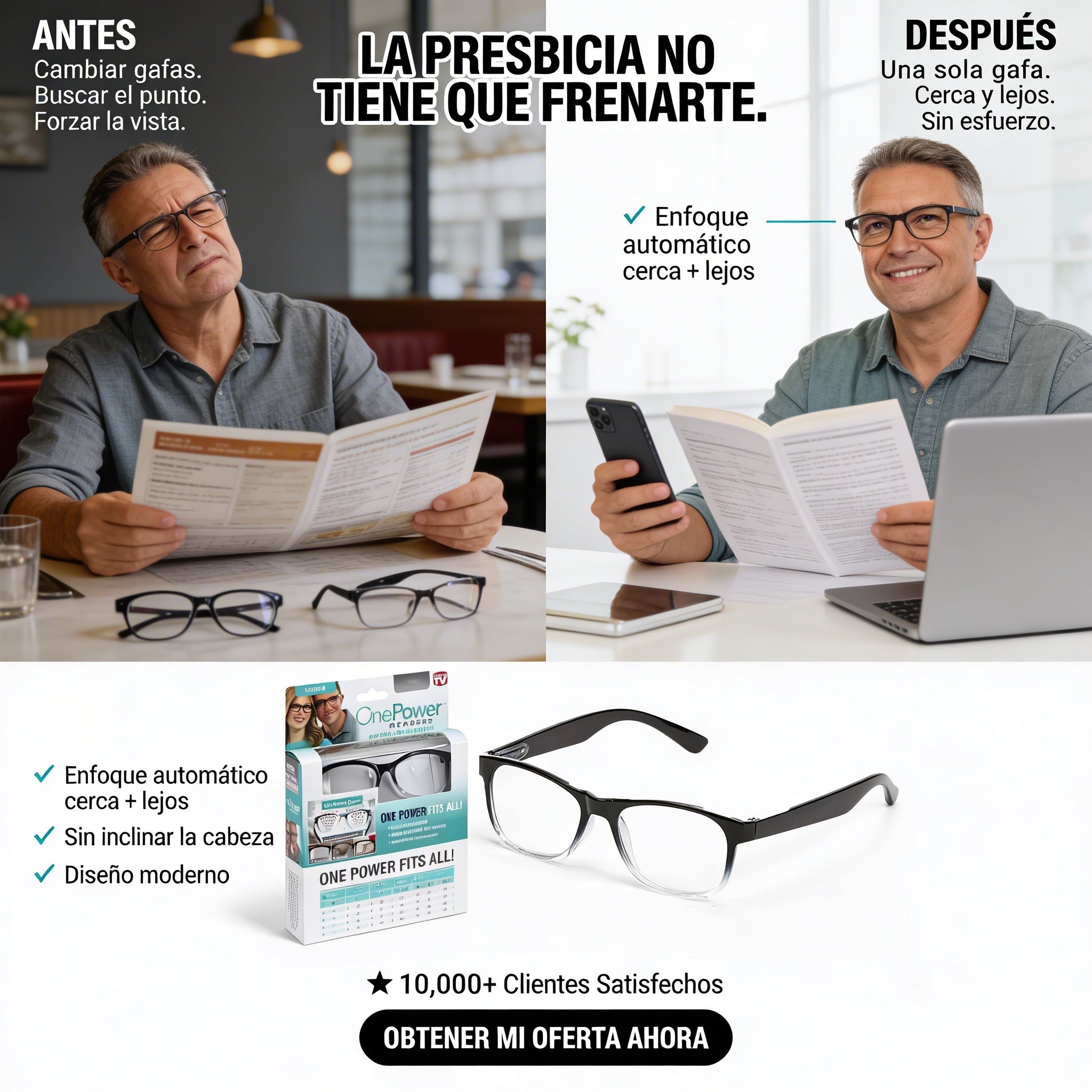 Gafas Bifocales Ajuste Automático