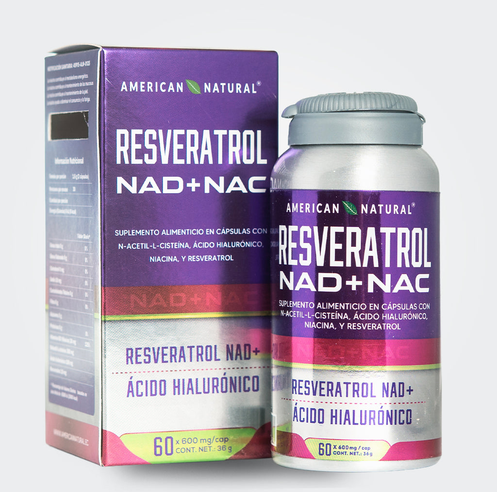 Resveratrol, NAD+ y NAC